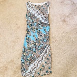 Turquoise/ Multi Colored Dress